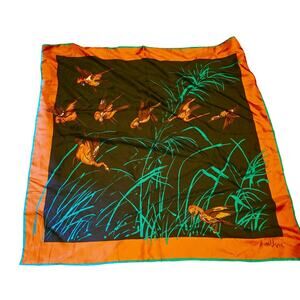 Vintage Usna flying duck scarf